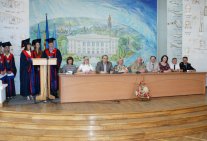 Handing of diplomas for the graduating students of the Legal institute