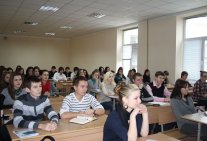 Students meeting of  a Law  Institute with scientific advisor of the Constitutional Court of Ukraine